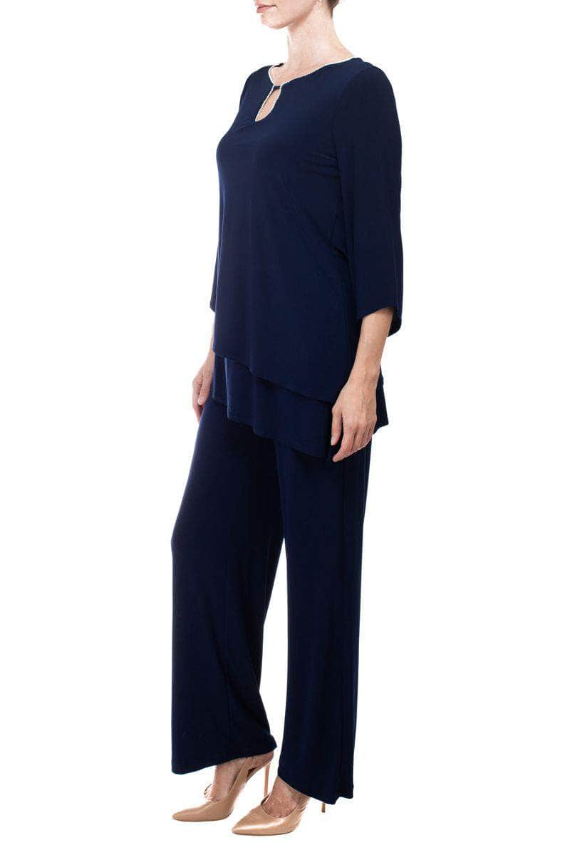 Marina 268398 - Quarter Sleeve Keyhole Jumpsuit