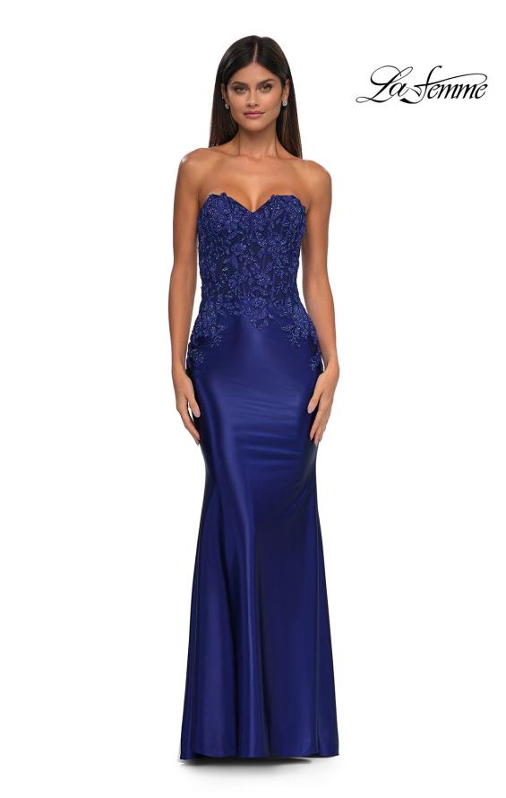 La Femme 32582 - Sweetheart Strapless Prom Gown