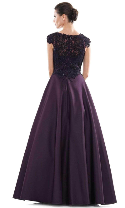 Marsoni by Colors - Lace Applique Ballgown MV1088
- 1 pc Eggplant in Size 20 Available CCSALE 20 / Eggplant