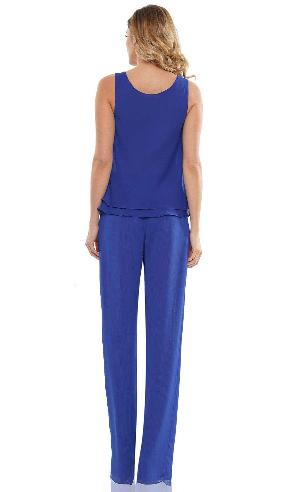Marsoni by Colors - M304 Long Sleeves Jacket Pantsuit Mother of the Bride Dresses