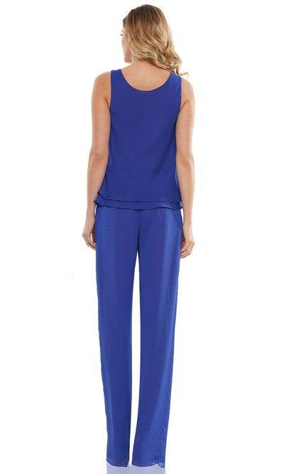 Marsoni by Colors - M304 Long Sleeves Jacket Pantsuit Mother of the Bride Dresses