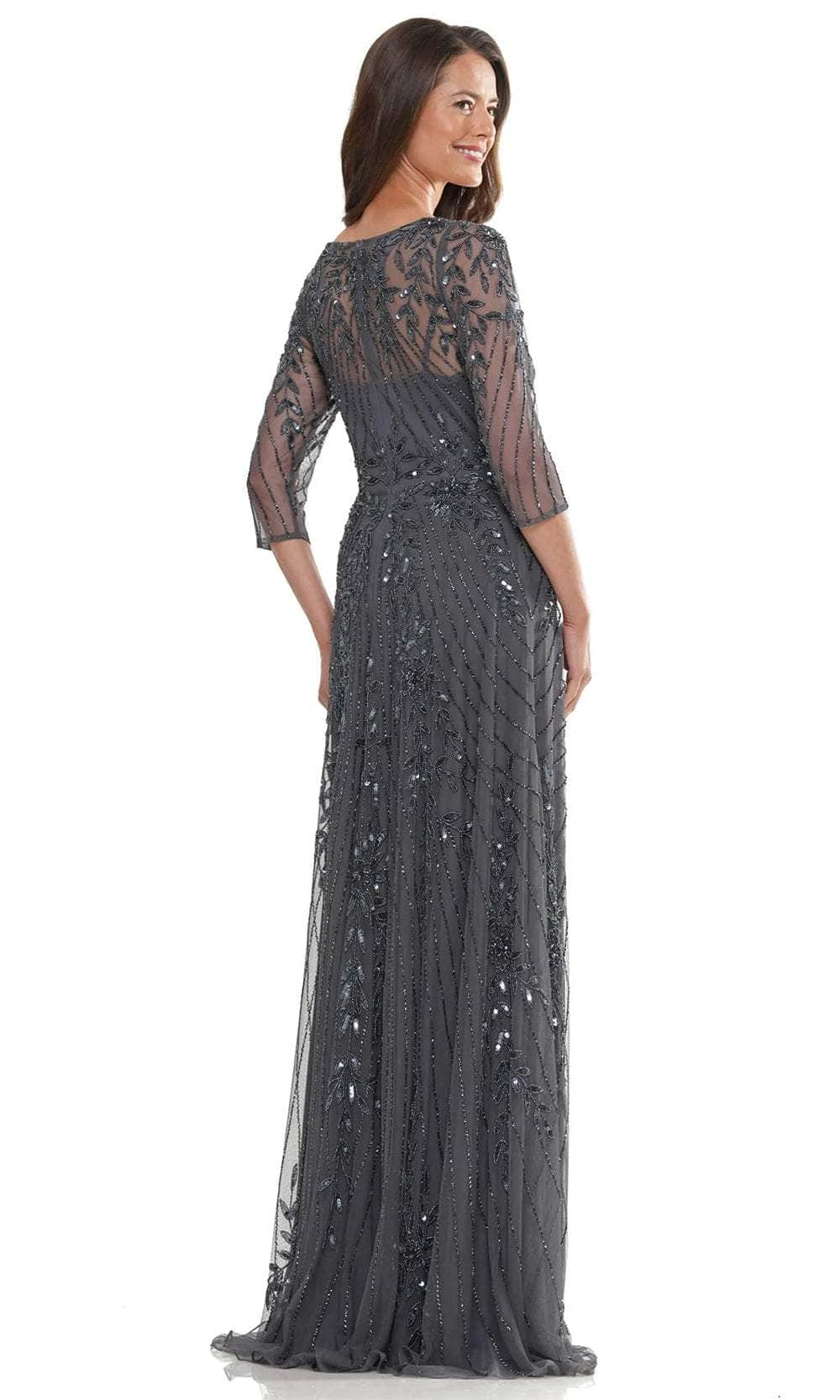 Marsoni by Colors MV1283 - Beaded A-Line Evening Dress Special Occasion Dress