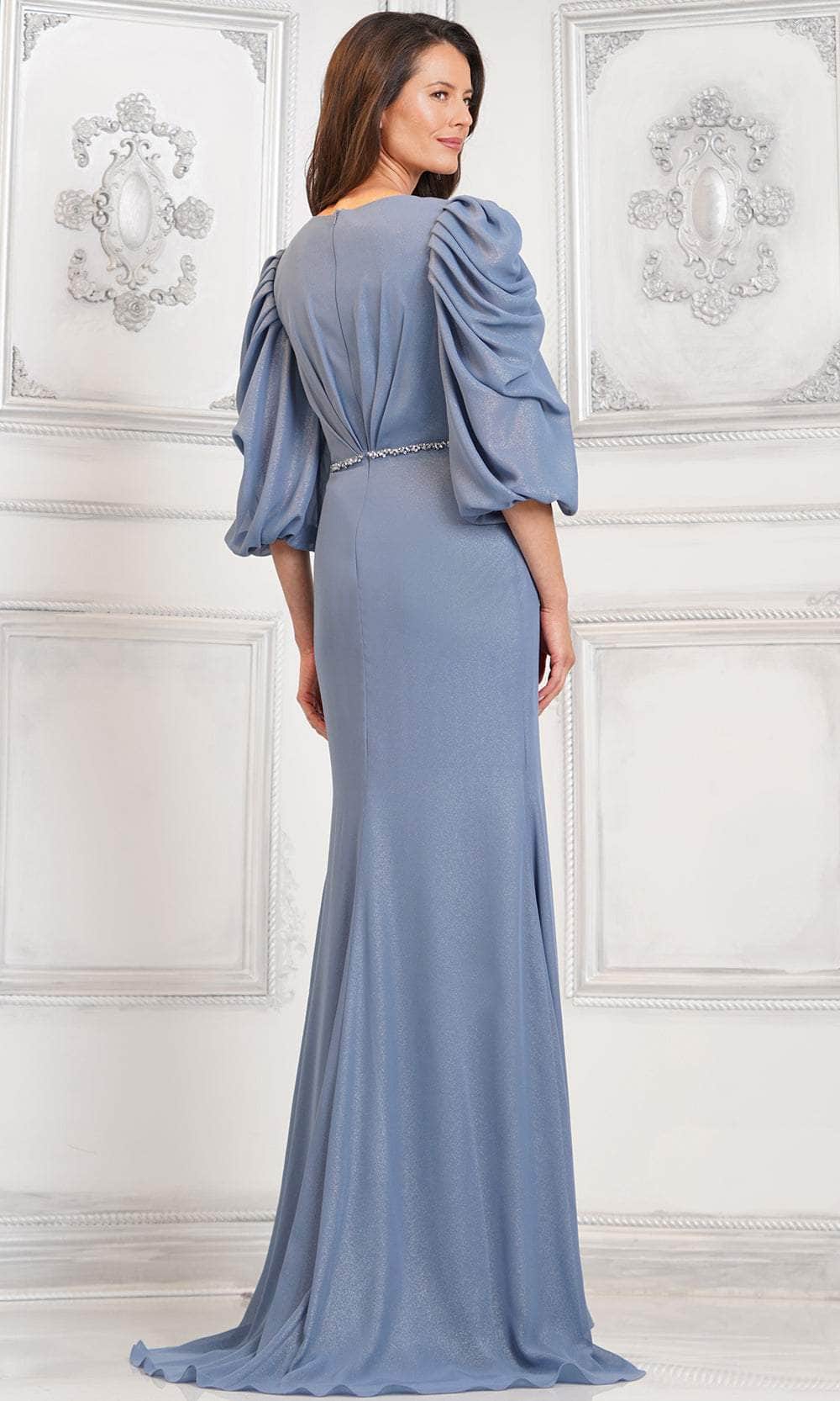 Marsoni by Colors MV1287 - Pleated Bodice V-Neck Formal Gown Special Occasion Dress