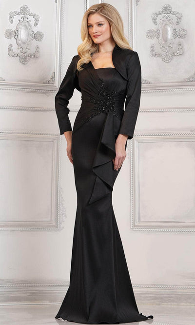 Marsoni by Colors MV1294 - Beaded Applique Evening Dress Special Occasion Dress