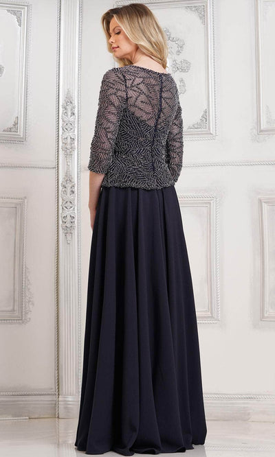 Marsoni by Colors MV1319 - Jewel Neck A-Line Formal Gown Special Occasion Dress