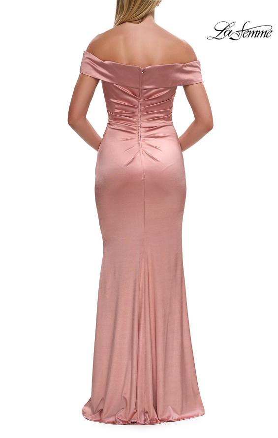 La Femme 31621 - Satin Mermaid Evening Dress