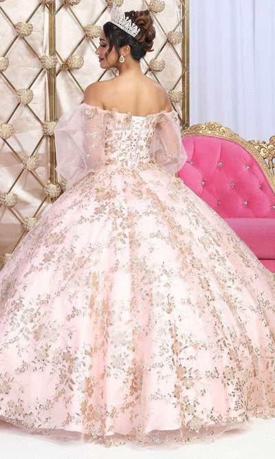 May Queen LK200 - Strapless Embroidered Ballgown Quinceanera Dresses 