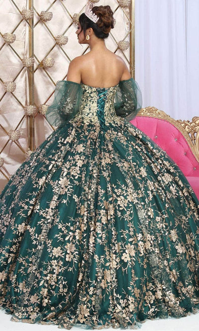 May Queen LK200 - Strapless Embroidered Ballgown Quinceanera Dresses 