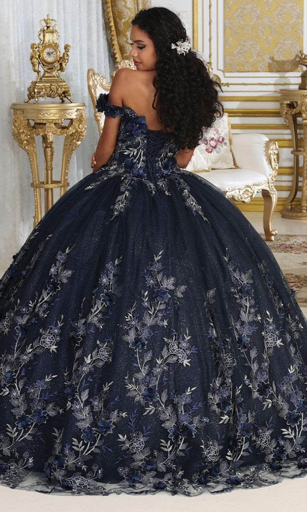 May Queen LK215 - Floral Applique Ballgown Quinceanera Dresses 