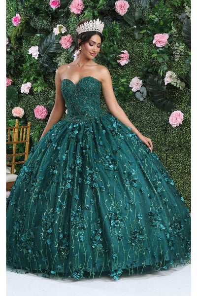 May Queen LK217 - Applique Sweetheart Ballgown Quinceanera Dresses 