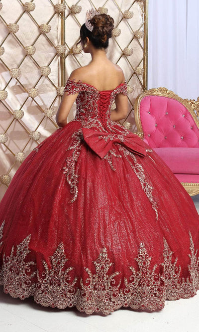 May Queen LK227 - Lace Detailed Ballgown Quinceanera Dresses 