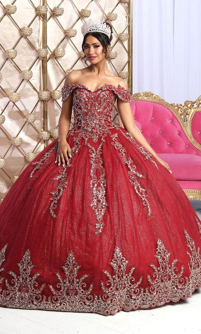 May Queen LK227 - Lace Detailed Ballgown Quinceanera Dresses 