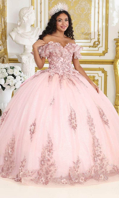 May Queen LK233 - Ruffled Off Shoulder Ballgown Quinceanera Dresses 