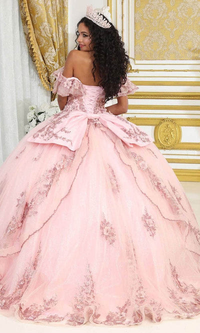 May Queen LK233 - Ruffled Off Shoulder Ballgown Quinceanera Dresses 