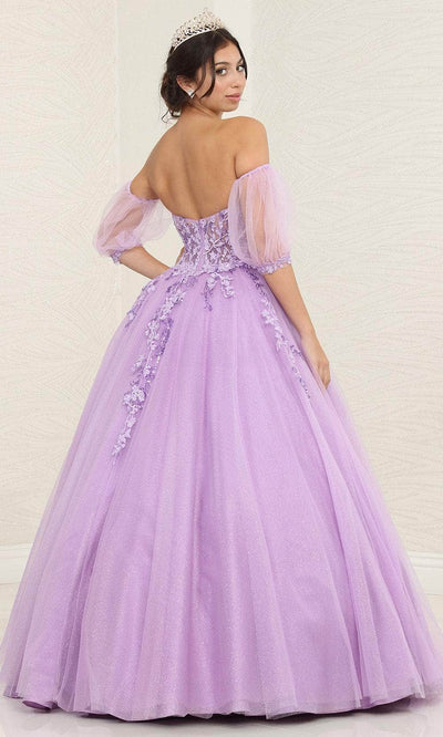 May Queen LK237 - Illusion Corset Ballgown Quinceanera Dresses 