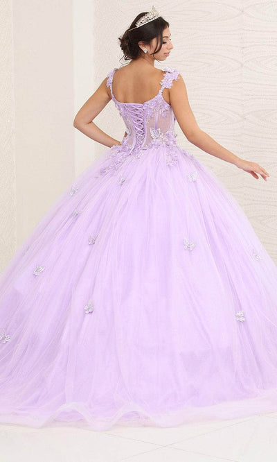 May Queen LK242 - Butterfly Applique Ballgown Special Occasion Dresses