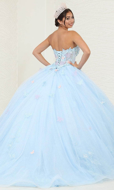 May Queen LK246 - Butterfly Corset Ballgown Special Occasion Dresses