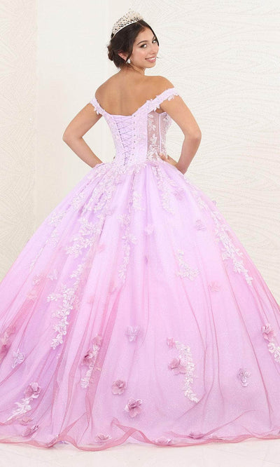 May Queen LK254 - Off Shoulder Ombre Ballgown Special Occasion Dresses