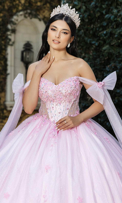 May Queen LK263 - Bow Basque Ballgown Quinceanera Dresses