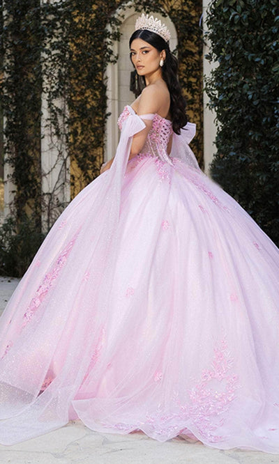 May Queen LK263 - Bow Basque Ballgown Quinceanera Dresses