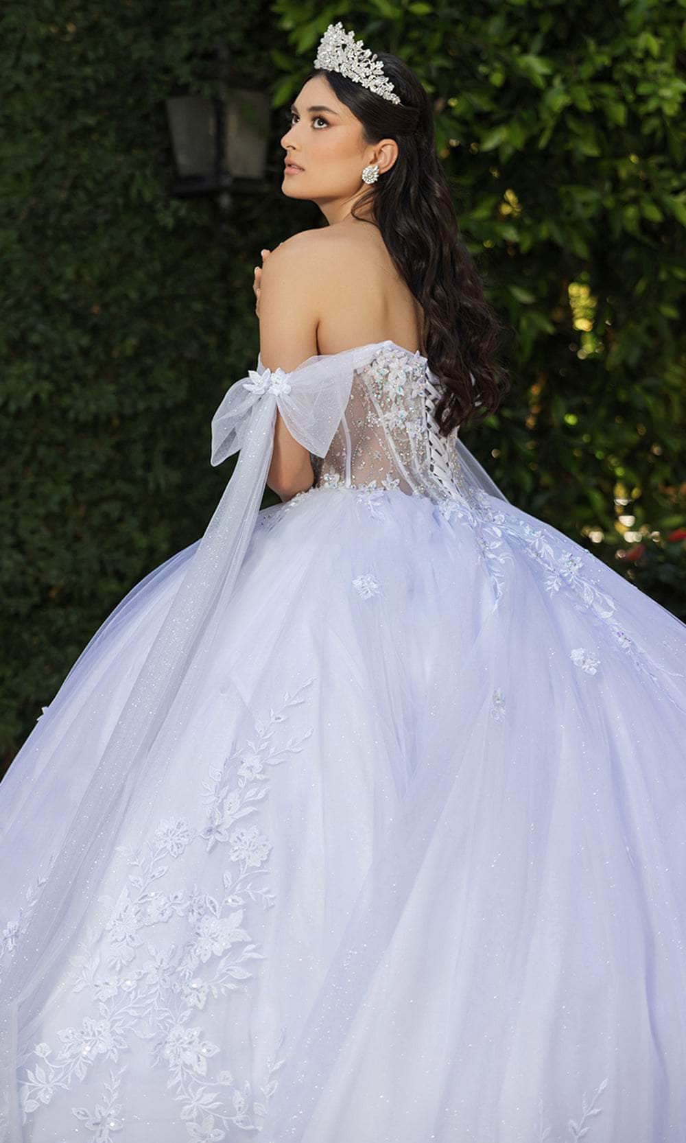 May Queen LK263 - Bow Basque Ballgown Quinceanera Dresses