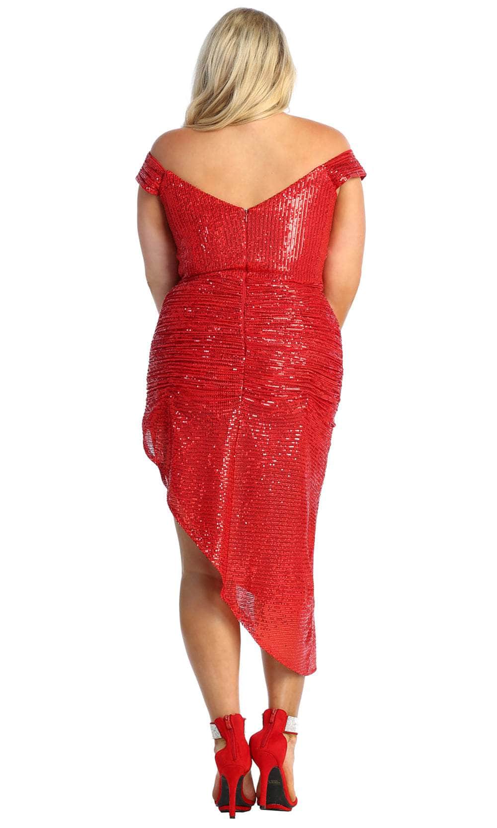 May Queen MQ1914 | Tea Length Sheath Dress May Queen MQ1914 | Tea Length Sheath Dress