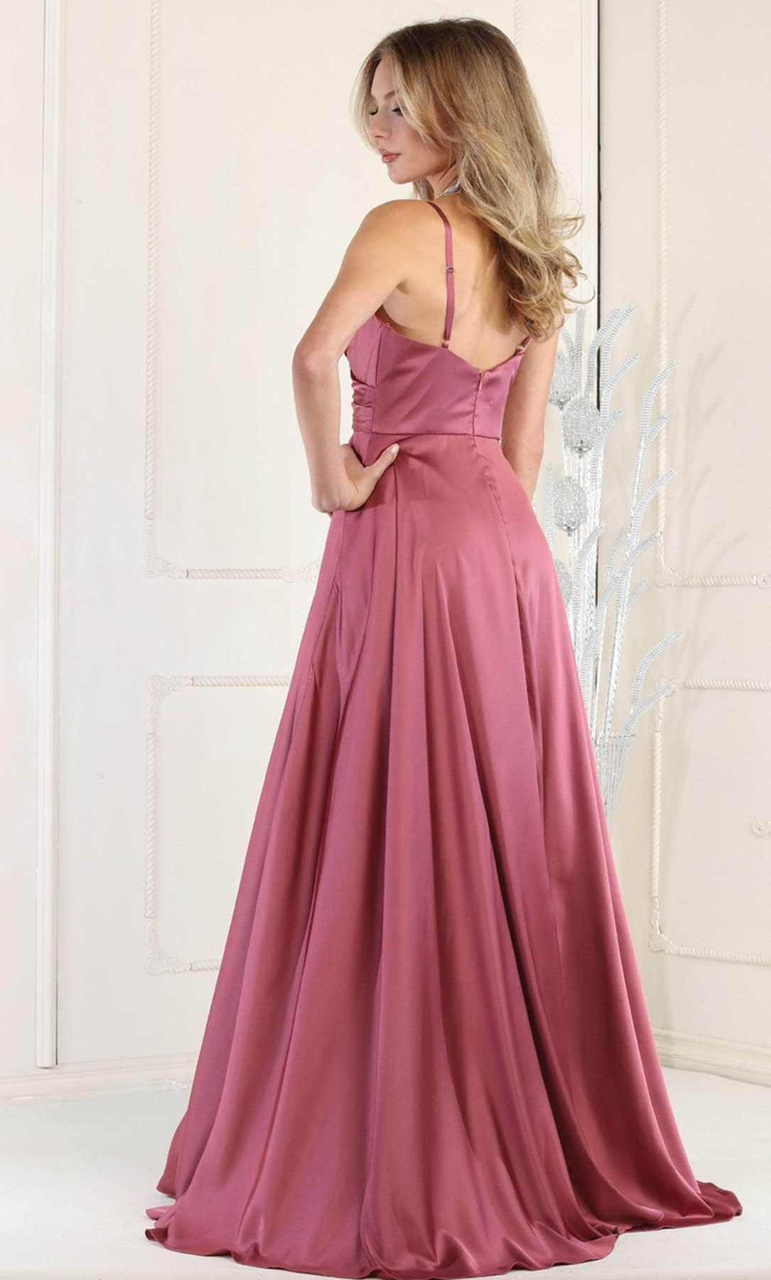 May Queen MQ1945 - Sleeveless A-line Prom Dress Special Occasion Dress