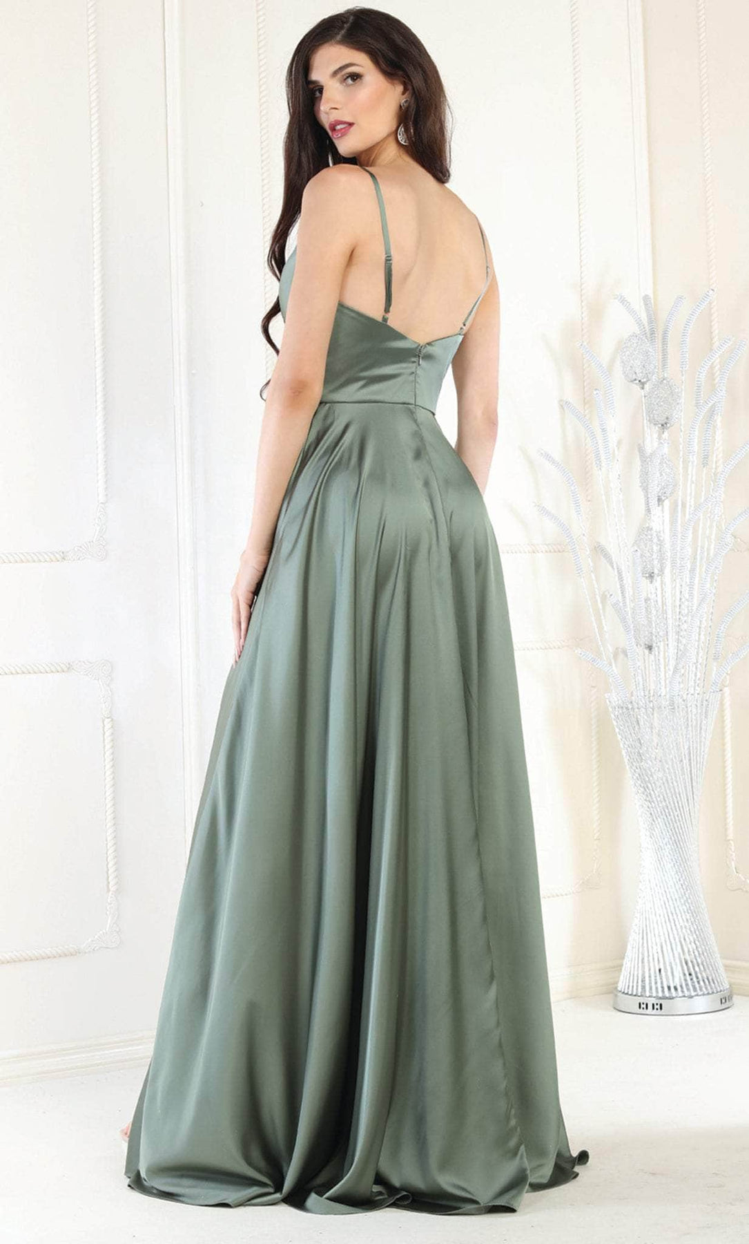 May Queen MQ1945 - Sleeveless A-line Prom Dress Special Occasion Dress