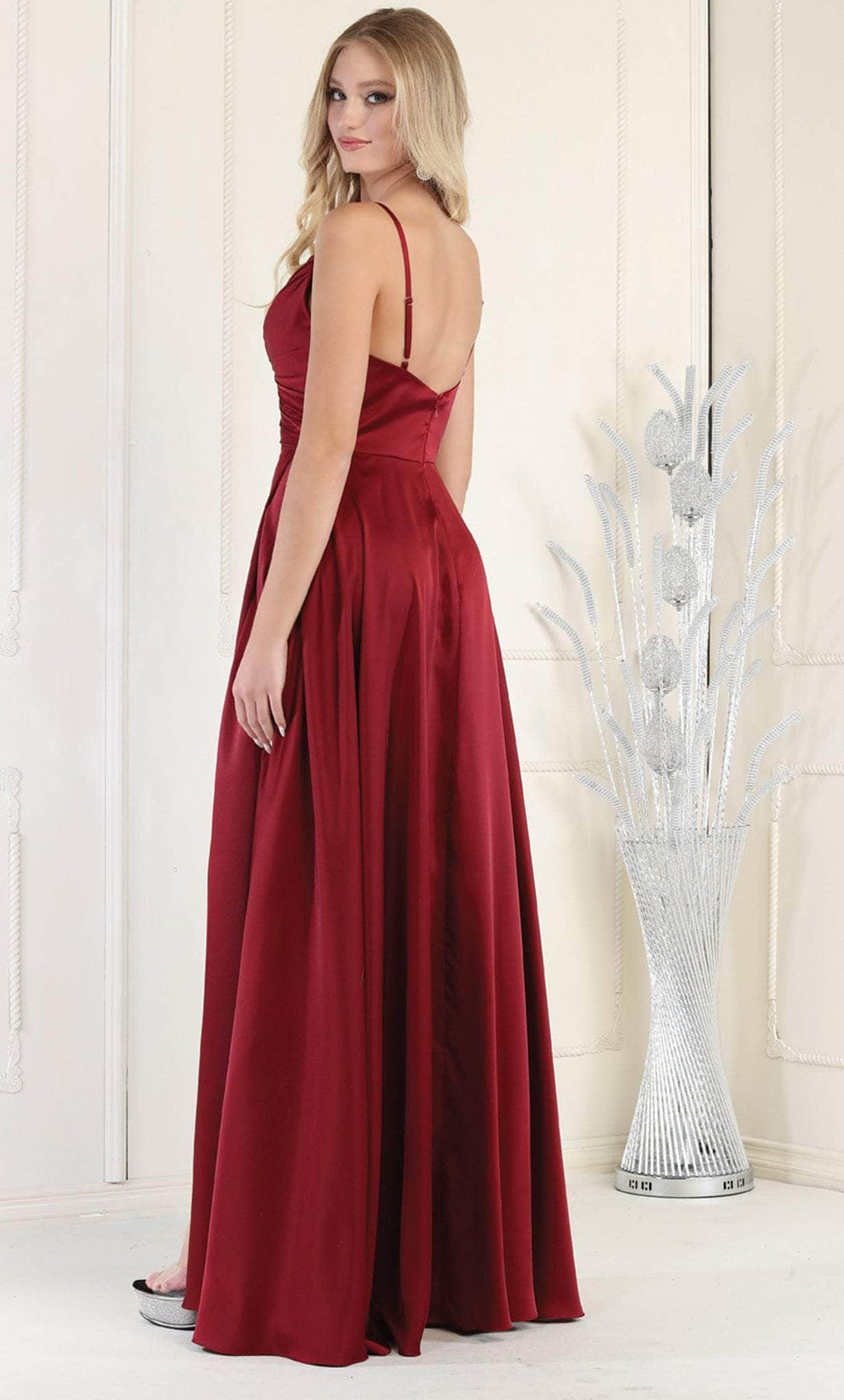 May Queen MQ1945 - Sleeveless A-line Prom Dress Special Occasion Dress