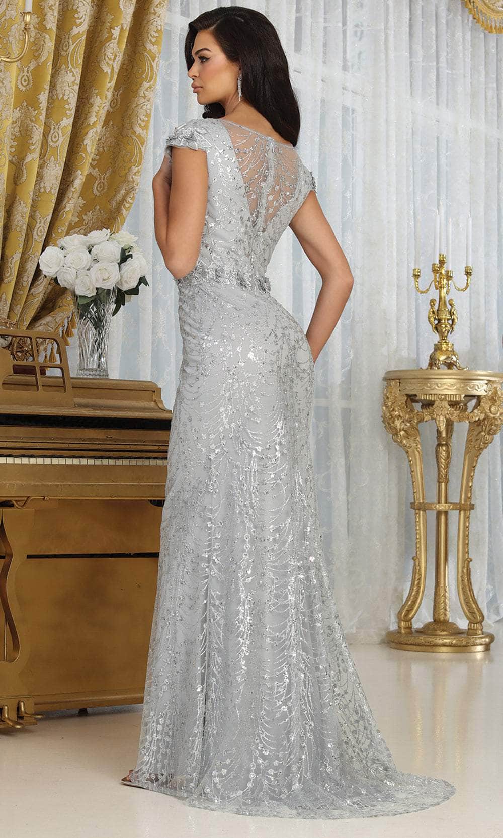 May Queen MQ2062 - Glitter Sheath Evening Dress Evening Dresses