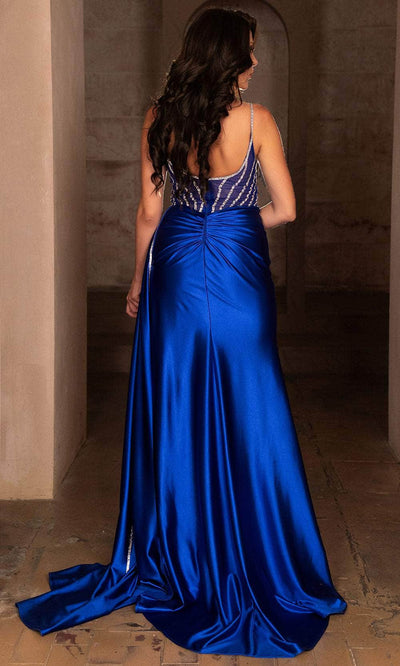 May Queen MQ2113 - Sweetheart High Slit Evening Dress Evening Dresses
