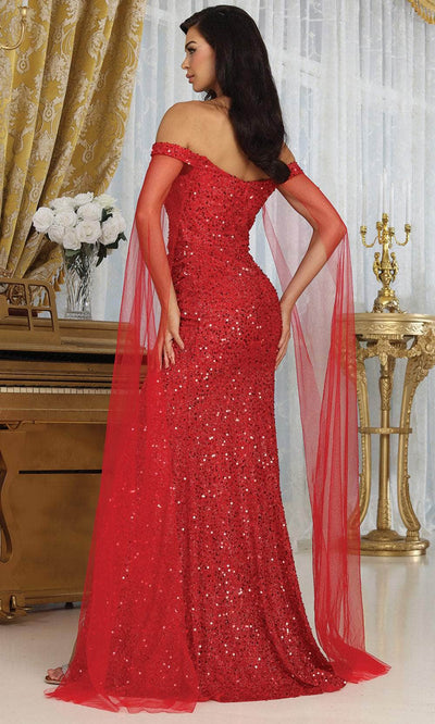 May Queen RQ8012 - Sequin Sheath Evening Gown Evening Dresses