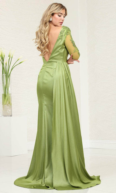 May Queen RQ8045 - Plunging V-Back Prom Gown Prom Dresses