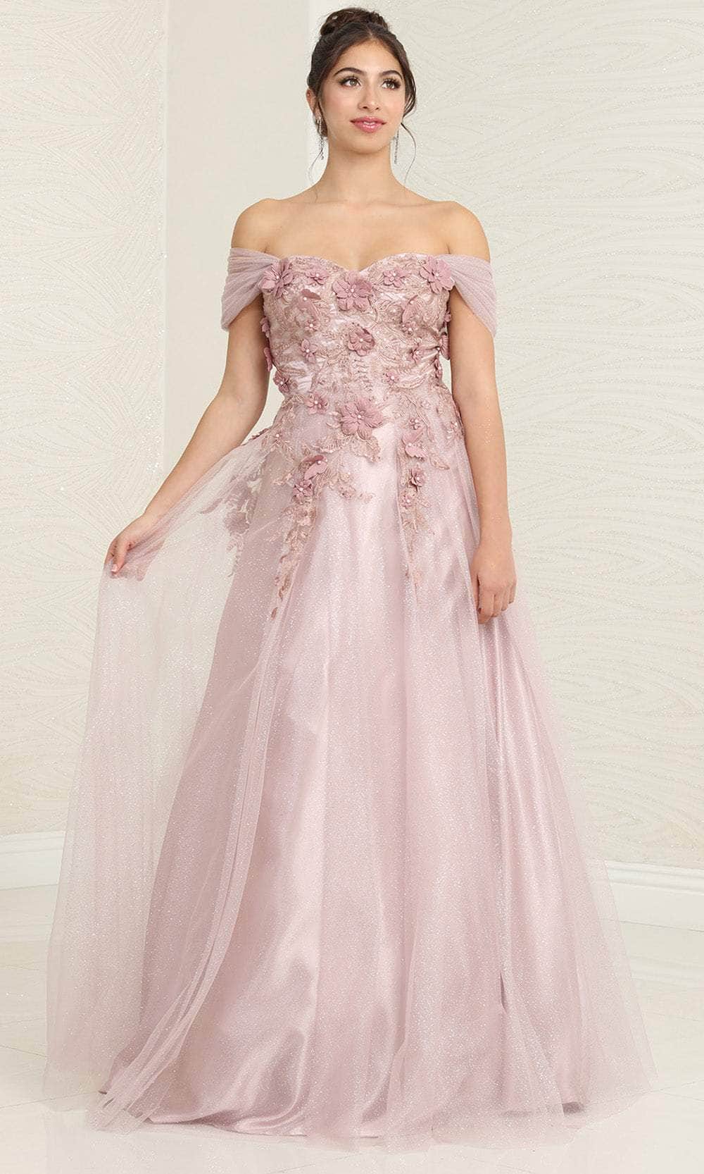 May Queen RQ8109 - Sweetheart A-Line Prom Gown Prom Dresses 4 / Mauve