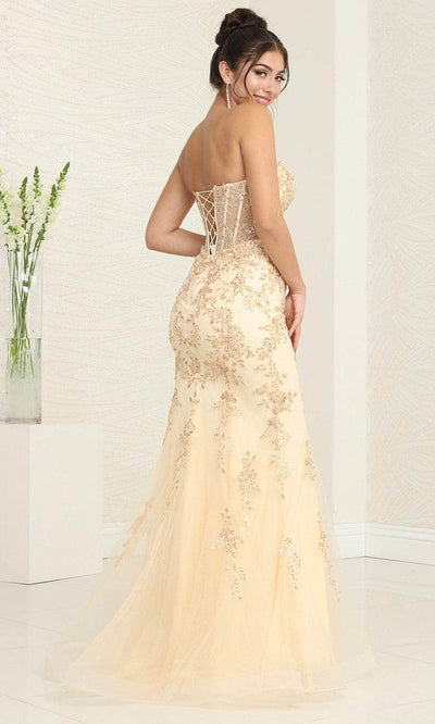 May Queen RQ8118 - Sweetheart Basque Prom Gown Evening Dresses