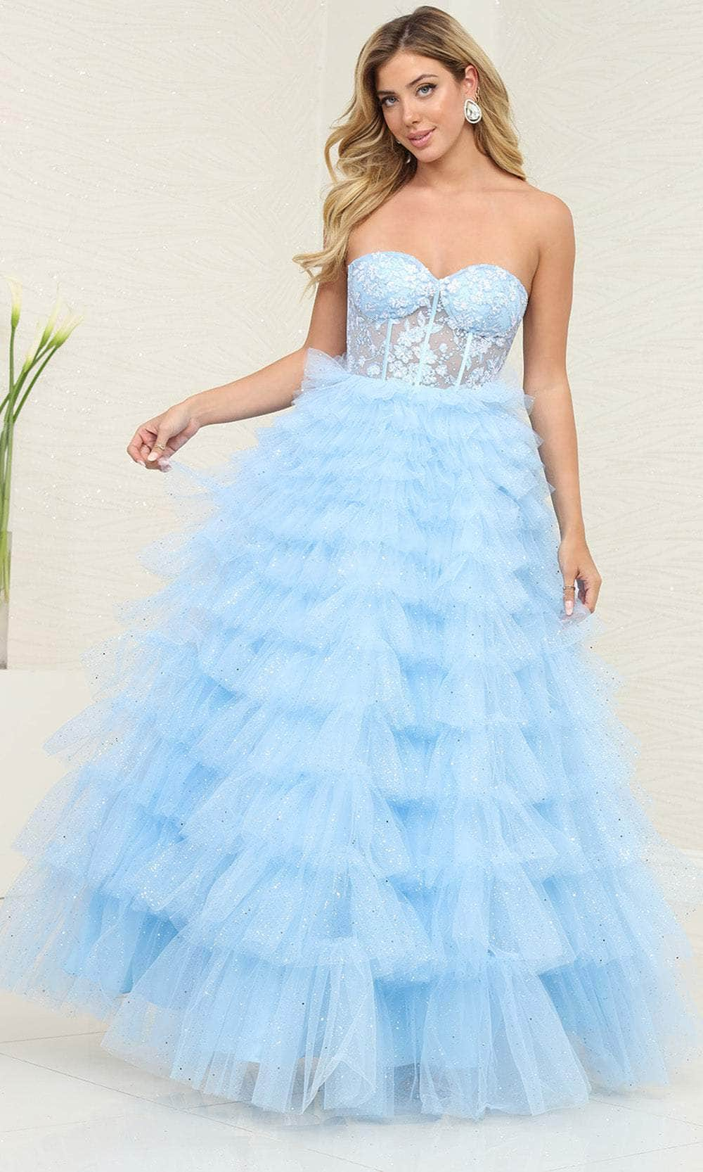 May Queen RQ8124 - Sweetheart Corset Prom Dress Special Occasion Dresses