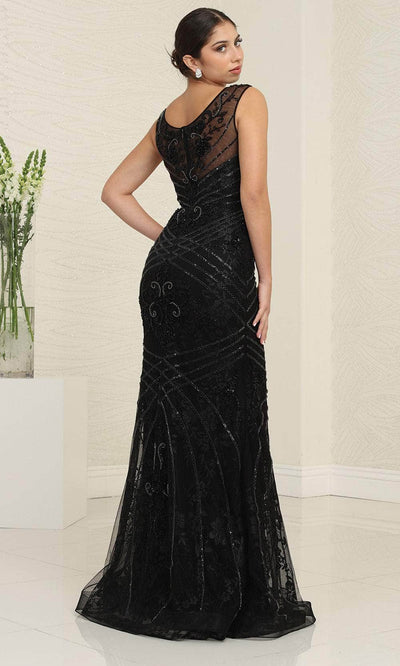 May Queen RQ8130 - Embellished Mermaid Prom Dress Special Occasion Dresses