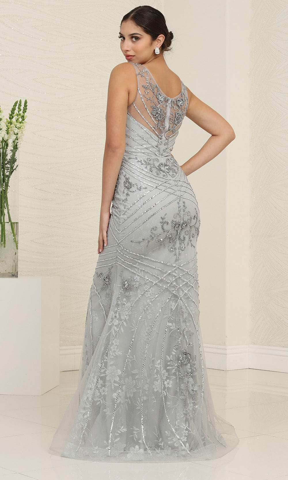 May Queen RQ8130 - Embellished Mermaid Prom Dress Special Occasion Dresses