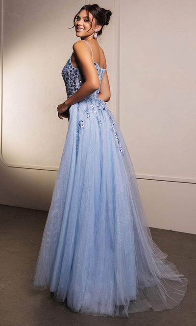 May Queen RQ8146 - Embellished Sleeveless Prom Gown Prom Dresses