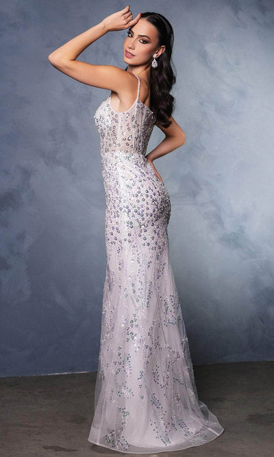 May Queen RQ8146 - Embellished Sleeveless Prom Gown Prom Dresses