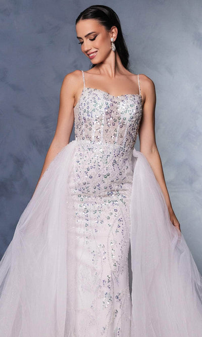 May Queen RQ8146 - Embellished Sleeveless Prom Gown Prom Dresses