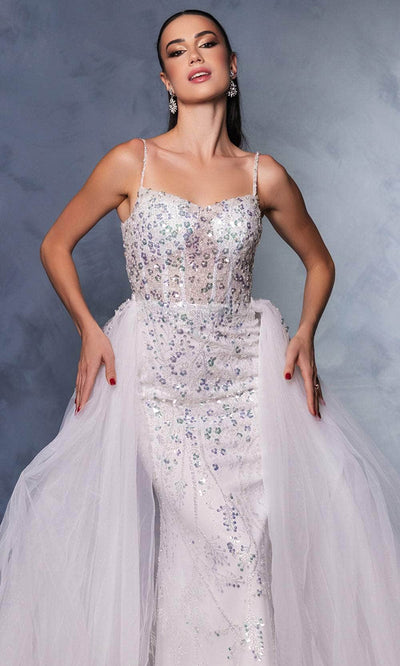 May Queen RQ8146 - Embellished Sleeveless Prom Gown Prom Dresses