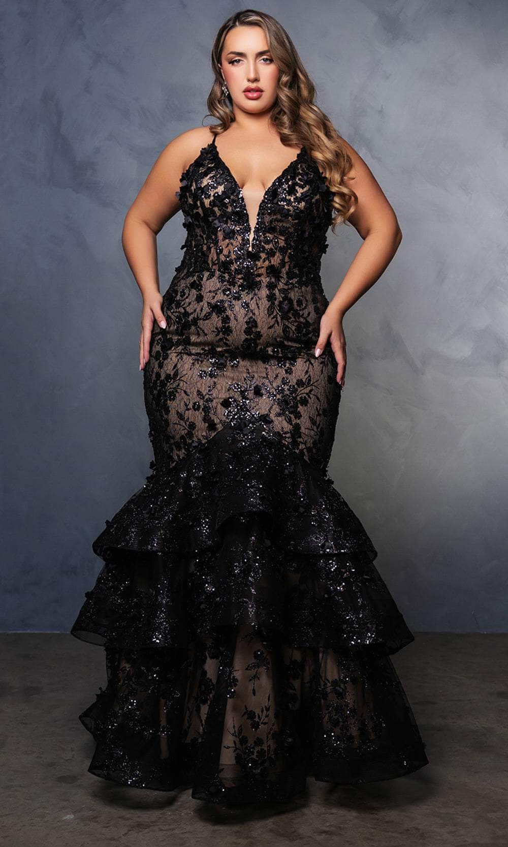 May Queen RQ8148 - Embellished Mermaid Evening Dress Special Occasion Dress