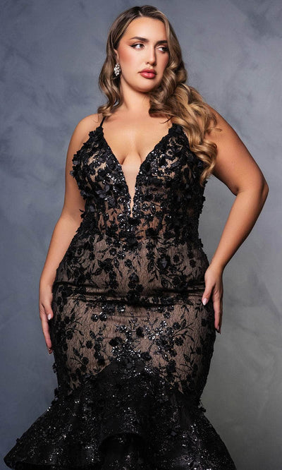 May Queen RQ8148 - Embellished Mermaid Evening Dress Special Occasion Dress