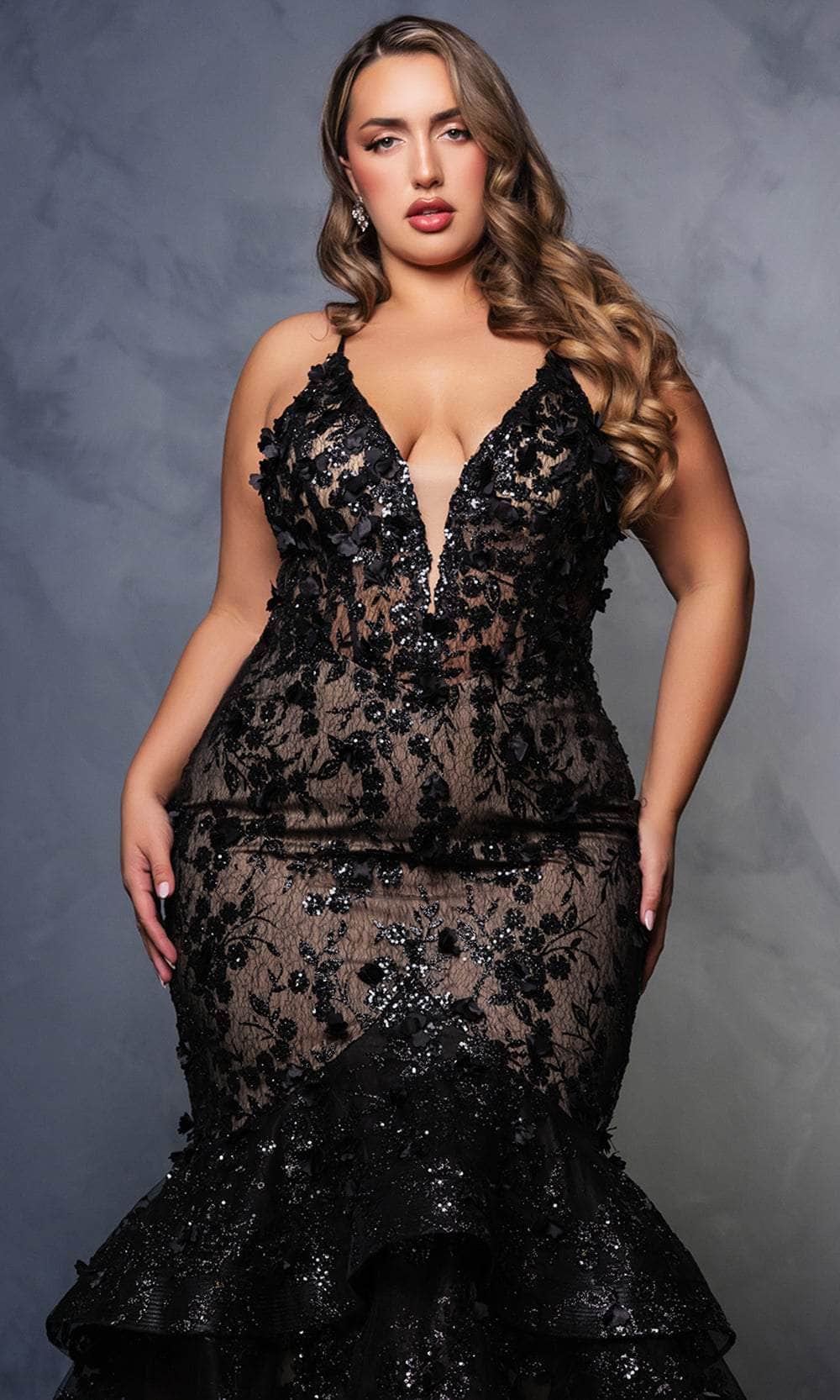 May Queen RQ8148 - Embellished Mermaid Evening Dress Special Occasion Dress