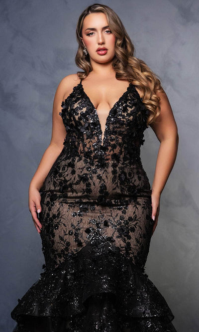 May Queen RQ8148 - Embellished Mermaid Evening Dress Special Occasion Dress
