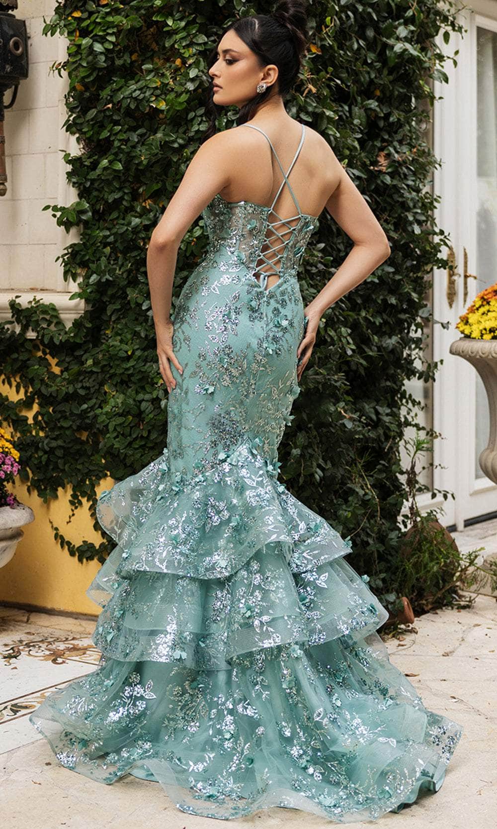 May Queen RQ8148 - Embellished Mermaid Evening Dress Special Occasion Dress