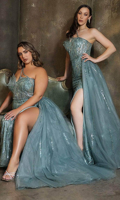 May Queen RQ8177 - Fitted Sleeveless Prom Gown Evening Dresses