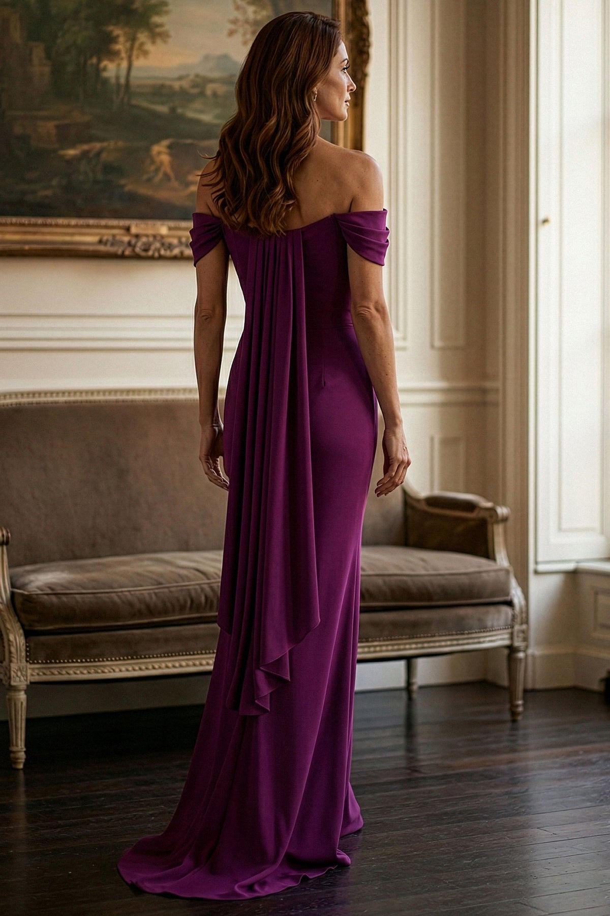 MGNY By Mori Lee 2070042 - Sweetheart Draped Evening Gown with Back Bow
