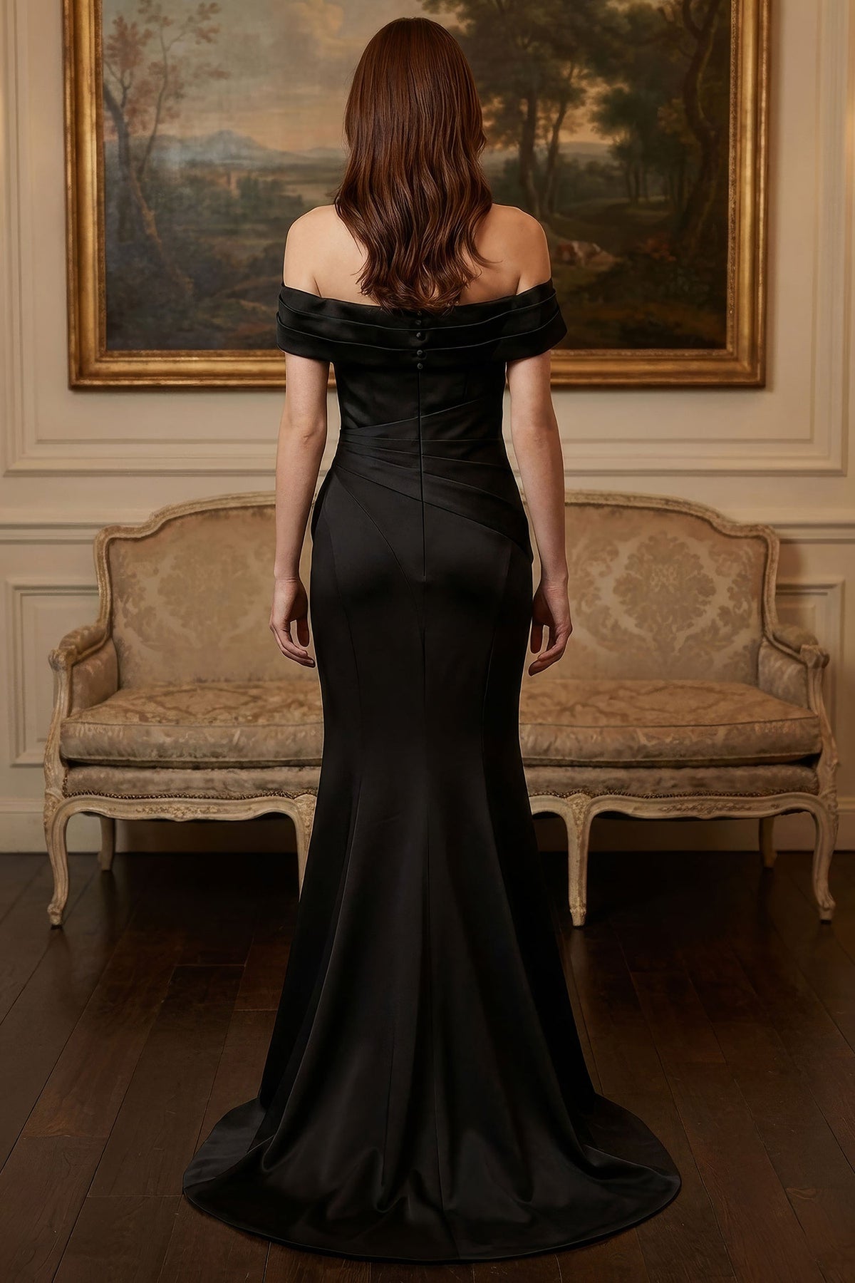 MGNY By Mori Lee 2070046 - Pleated Sleeve Embroidered Evening Gown